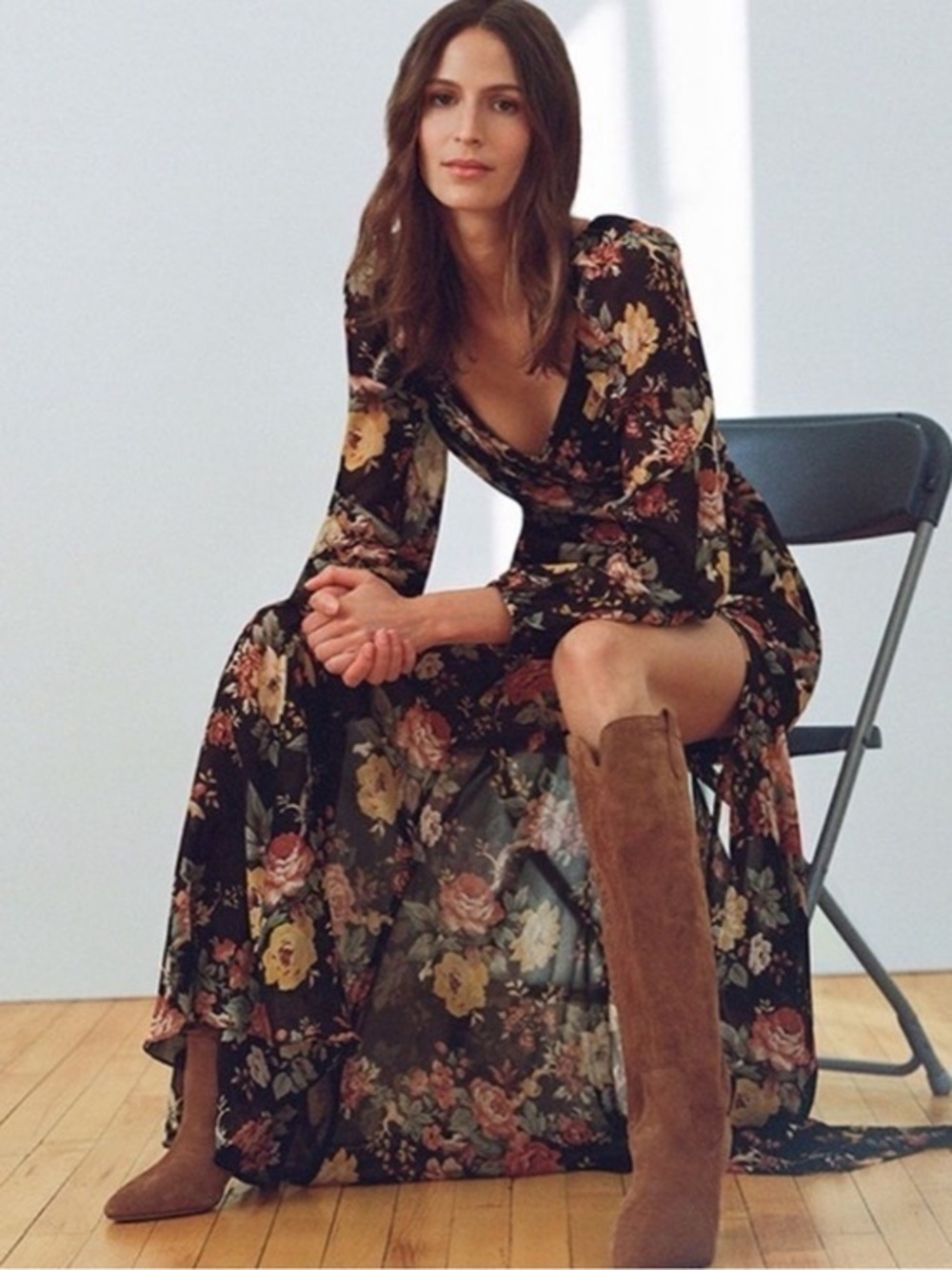 NWT Veronica Beard 100% silk Avani Floral Maxi Dress Silk formal gown